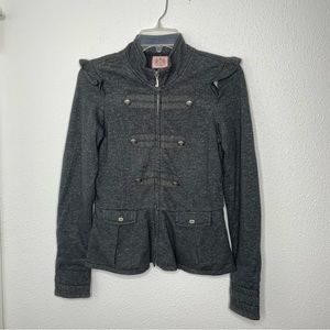 Juicy Couture Sparkly Military Full Zip Jacket size S